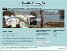 Tablet Screenshot of firedupcookingsa.com